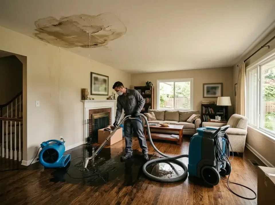 attic-pipe-burst-ceiling-drip-008 — frequently asked questions, Water Damage Restoration & Carpet Care in Clinton, IN